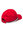 Gorra de punto de color rojo LOSAN