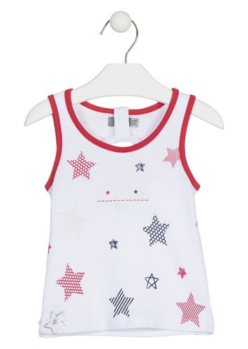 Camiseta de tirantes con estrellas estampadas LOSAN