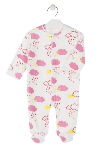 Pijama con estampado de nubes LOSAN