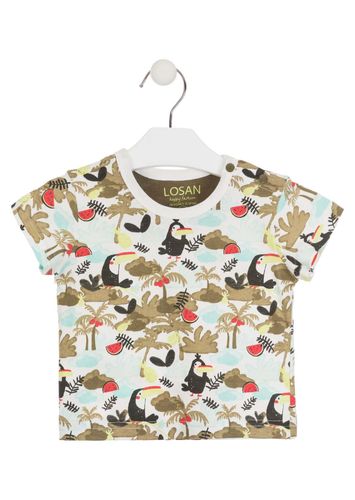 Camiseta estampada de tucanes LOSAN