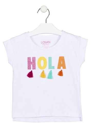 Camiseta con borlas de colores LOSAN