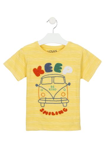 Camiseta con bordado de furgoneta LOSAN