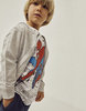 Camiseta de Algodón para Niño 'Spider Man', Blanco Zippy