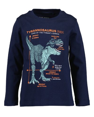 Camiseta dinosaurios Niño Blue Seven